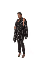 Braelyn Black w/ Silver Cape - Boutique Amore