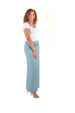 Light Denim Palazzo Pant - Boutique Amore