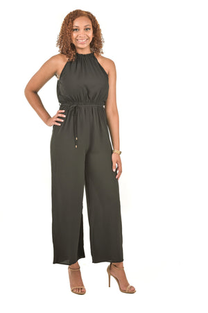 Breille Black Classic Sleeveless Jumpsuit - Boutique Amore