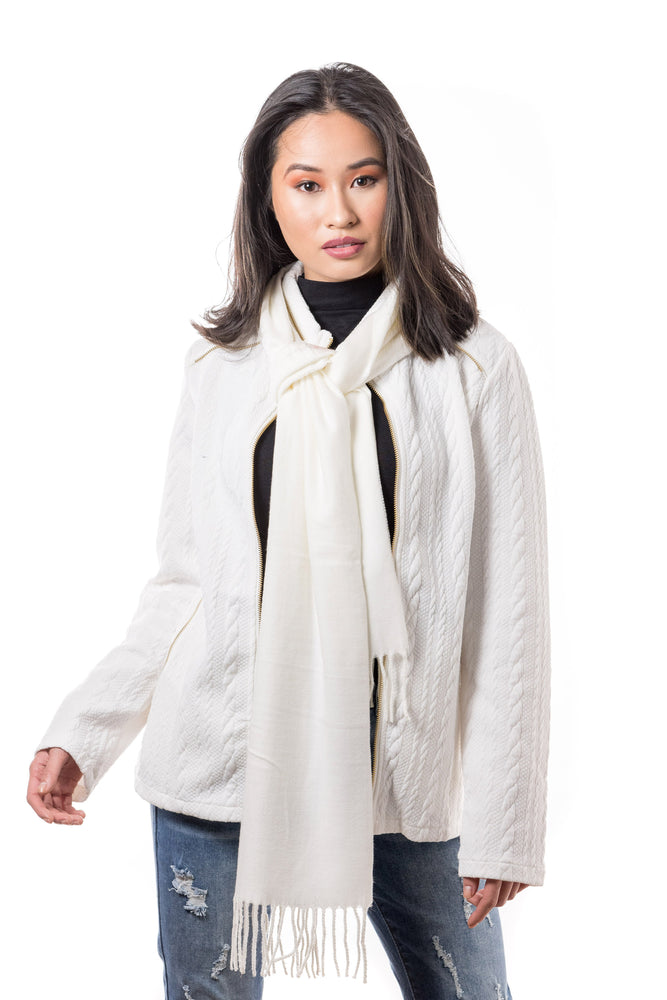 Eva Sweater- Jacket (Ivory) - Boutique Amore