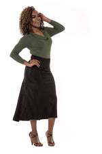 Serina Satin Skirt - Boutique Amore