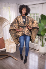 Leopard Print Wrap - Boutique Amore